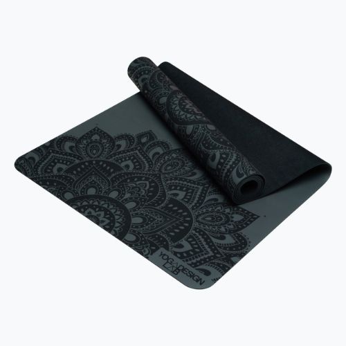 Podložka na jógu Yoga Design Lab Infinity Yoga 3 mm černá Mandala Charcoal