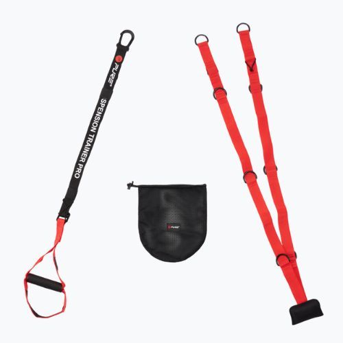 Závěsný posilovací systém Pure2Improve Suspension Trainer Pro červeno-černý 2214