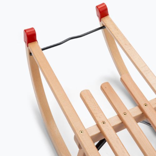 Dřevěné sáňky HUMBAKA Davos hnědé DTL 50090