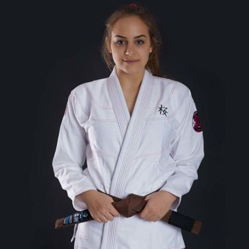 Ground Game dámské BJJ Sakura bílé GISAKWHF1