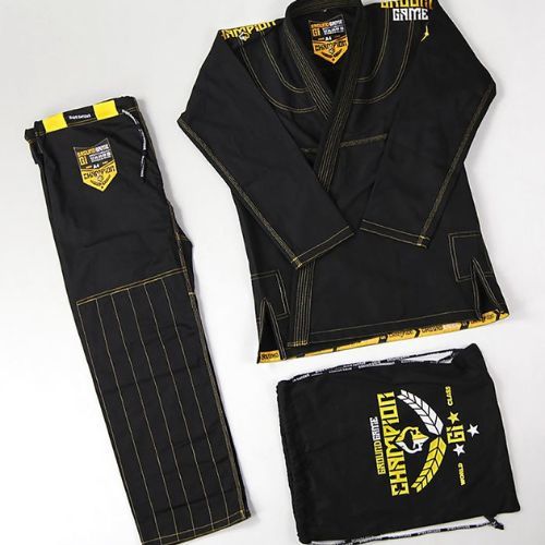 GI for Brazilian Jiu-Jitsu pánský Ground Game Champion 2.0 black GICHNEWBLAA1