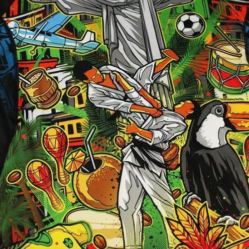 Pánský chránič proti vodě Ground Game Brasil s dlouhým rukávem 21RASHBRALSS
