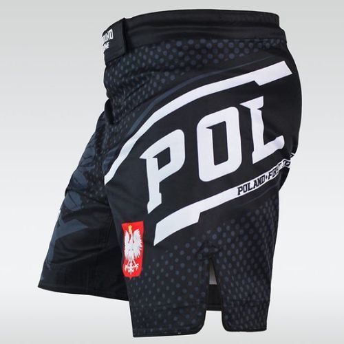 Pánské tréninkové šortky Ground Game MMA Poland black MMASHOPOLS