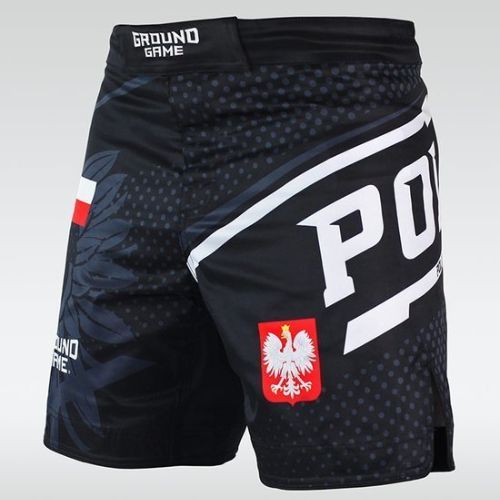 Pánské tréninkové šortky Ground Game MMA Poland black MMASHOPOLS