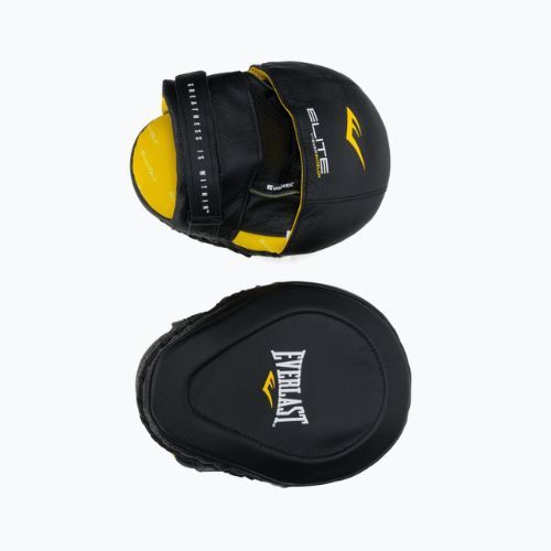 EVERLAST Elite Leamantis MIT kožené tréninkové kotouče černé EV4731