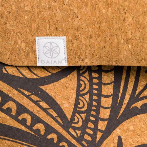 Podložka na jógu Gaiam Printed Cork Mandala 5 mm hnědá 63495