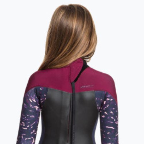 Dětský neopren   ROXY 3/2 Syncro Teeny BZ FLT dark navy/red plum/sunset glow