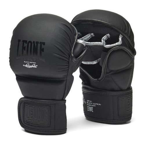 Grapplingové rukavice Leone 1947 Black Edition MMA černé GP1213
