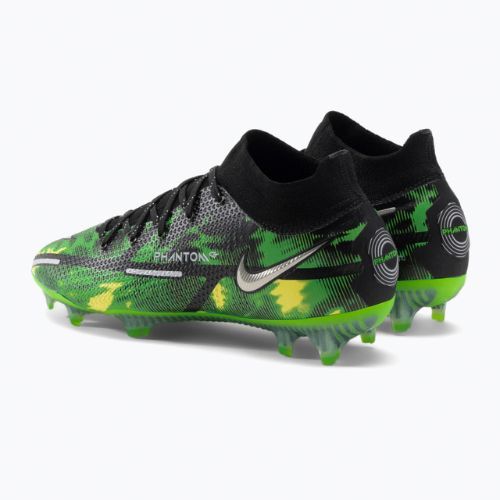Pánské fotbalové boty Nike Phantom GT2 Elite DF SW FG černé DM0731-003