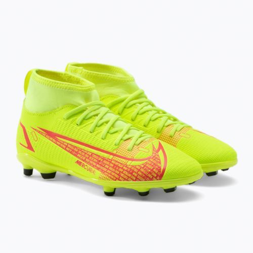 Dětské kopačky Nike Superfly 8 Club FG/MG Jr žluté CV0790-760