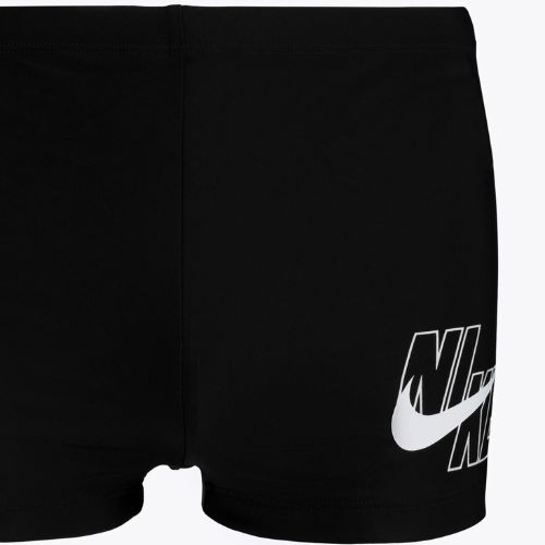 Pánské plavecké boxerky Nike Logo Aquashort černé NESSA547-001