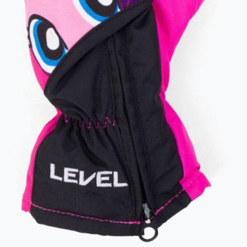 Dětské snowboardové rukavice Level Lucky Mitt růžové 4146