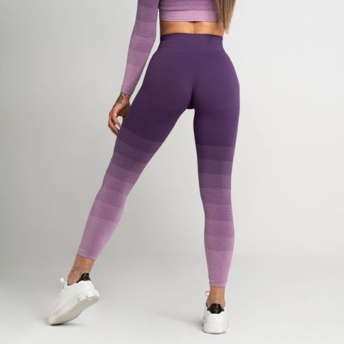 Dámské legíny Gym Glamour Ombre fialové 282