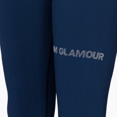 Dámské legíny Gym Glamour push up modré 313