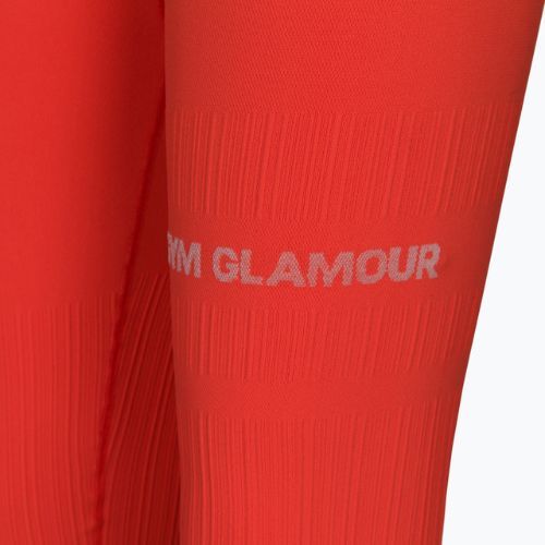 Dámské legíny Gym Glamour push up oranžové 369