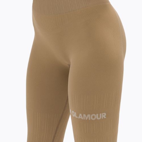 Dámské legíny Gym Glamour push up béžové 312