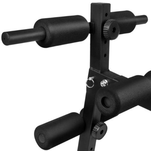 Posilovací lavice Spokey Spartan + Činky 2 x 1,5 kg černá 84623