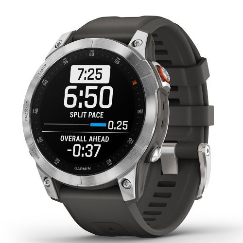 Sportovní hodinky Garmin Epix 2 Hrm Elevate Ox stříbrné 010-02582-01