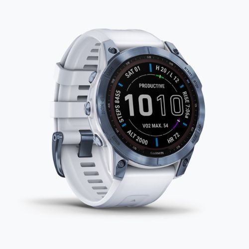 Sportovní hodinky Garmin Fenix 7 Sapphire Solar Hrm Elevate Ox modré 010-02540-25