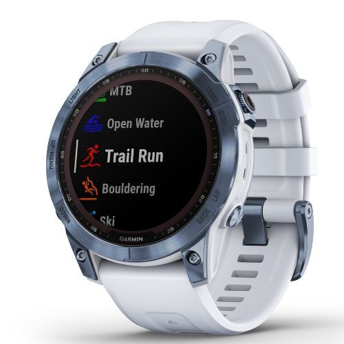 Sportovní hodinky Garmin Fenix 7 Sapphire Solar Hrm Elevate Ox modré 010-02540-25