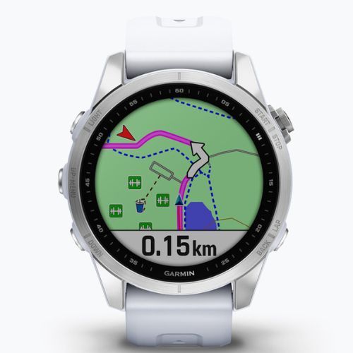Sportovní hodinky Garmin Fenix 7S Hrm Elevate Ox stříbrné 010-02539-03