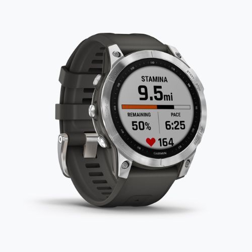 Sportovní hodinky Garmin Fenix 7 Hrm Elevate Ox stříbrné 010-02540-01