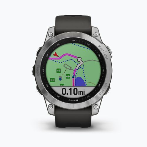 Sportovní hodinky Garmin Fenix 7 Hrm Elevate Ox stříbrné 010-02540-01