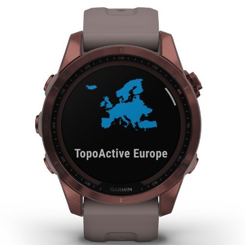 Sportovní hodinky Garmin Fenix 7S Sapphire Solar Hrm Elevate Ox černé 010-02539-25