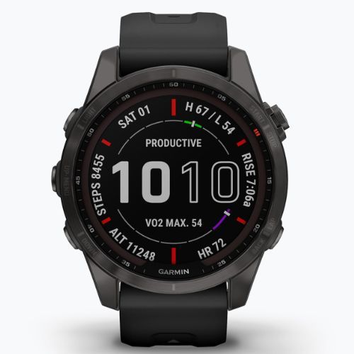 Sportovní hodinky Garmin Fenix 7S Sapphire Solar Hrm Elevate Ox černé 010-02539-25