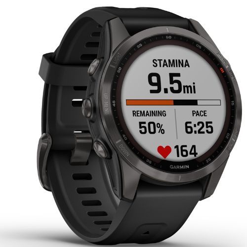 Sportovní hodinky Garmin Fenix 7S Sapphire Solar Hrm Elevate Ox černé 010-02539-25