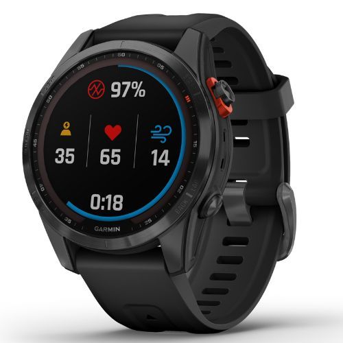 Sportovní hodinky Garmin Fenix 7S Solar Hrm Elevate Ox šedé 010-02539-13