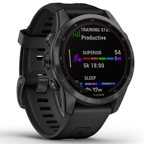 Sportovní hodinky Garmin Fenix 7S Solar Hrm Elevate Ox šedé 010-02539-13