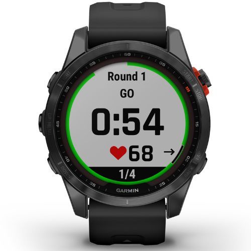 Sportovní hodinky Garmin Fenix 7S Solar Hrm Elevate Ox šedé 010-02539-13