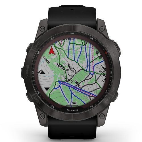 Sportovní hodinky Garmin Fenix 7X Sapphire Solar Hrm Elevate Ox černé 010-02541-11