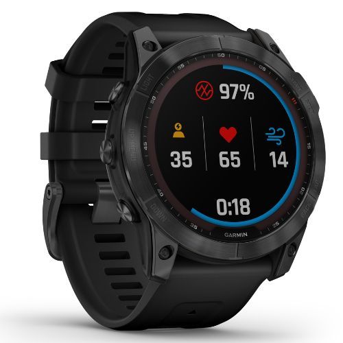 Hodinky Garmin Fenix 7X Solar Hrm Elevate Ox šedé 010-02541-01