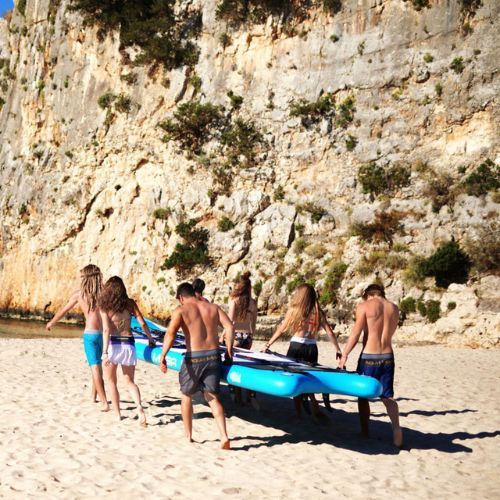 Prkno SUP Aqua Marina Mega - Group iSUP, 5.5m/20cm modré BT-20ME