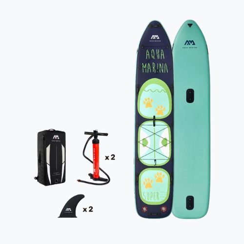 Prkno SUP Aqua Marina Super Trip Tandem - Family iSUP, 4.27m/15cm zelené BT-20ST02