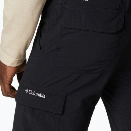 Pánské trekové kalhoty Columbia Silver ridge II cargo 010 černé 1794901