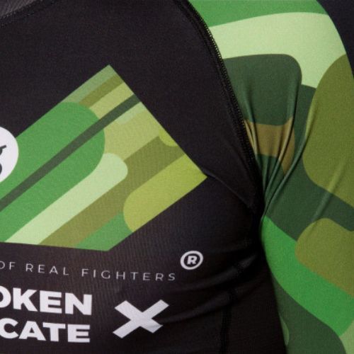 KSW pánský Rashguard Camo LS černý