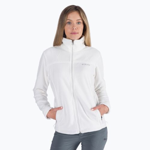 Dámská fleece mikina Columbia Fast Trek II bílá 1465351