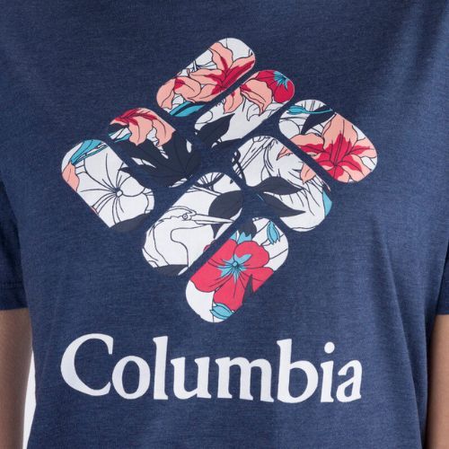 Dámské trekingové tričko Columbia Bluebird Day Relaxed tmavě modré 1934002