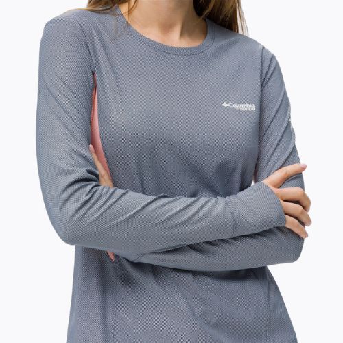 Dámské trekingové tričko Columbia Titan Pass Sun Deflect tmavě modré 1991951
