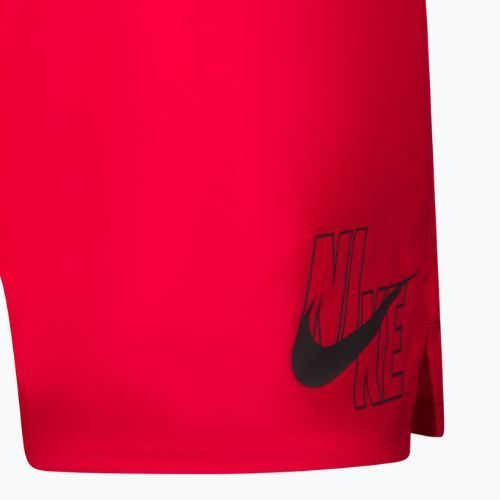 Pánské plavecké šortky Nike Logo Solid 5" Volley červené NESSA566-614