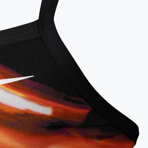 Dámské jednodílné plavky Nike Spectrum černo-červené NESSA014-614