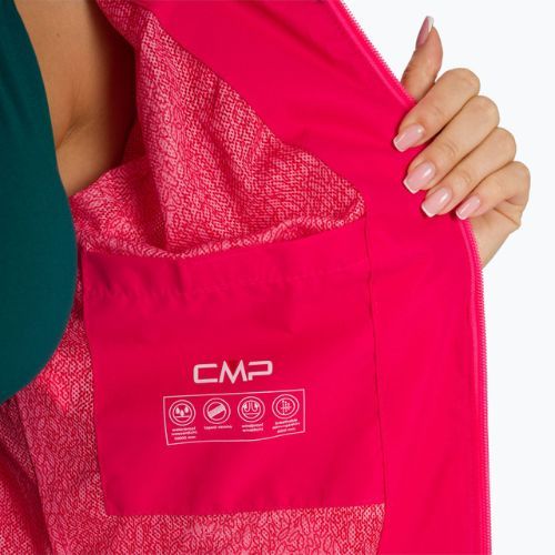 Dámská nepromokavá bunda CMP růžová 31Z5406/B880