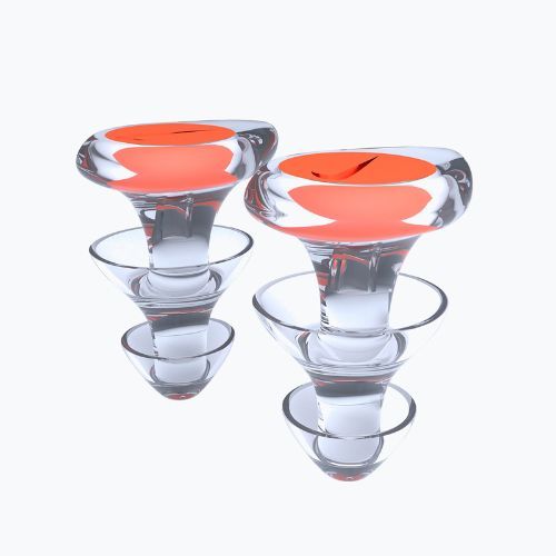 Špunty do uší Nike Orange NESS9175-618