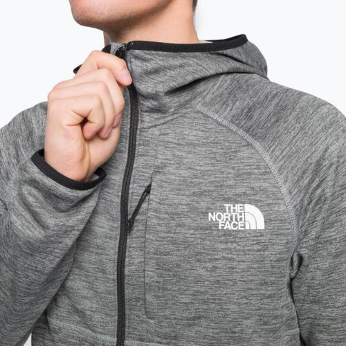 Pánská treková mikina The North Face Canyonlands FZ šedá NF0A5G9UDYY1