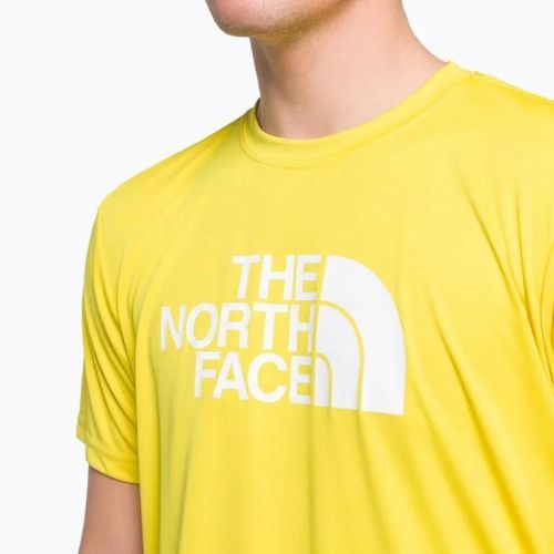 Pánské tréninkové tričko The North Face Reaxion Easy žluté NF0A4CDV7601