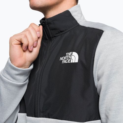 Pánská fleece mikina The North Face MA 1/4 Zip světle šedá NF0A5IESGAU1