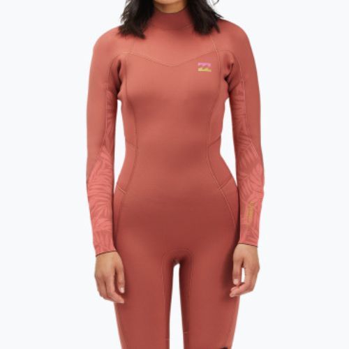 Dámský neopren Billabong 3/2 Synergy BZ L/SL red clay